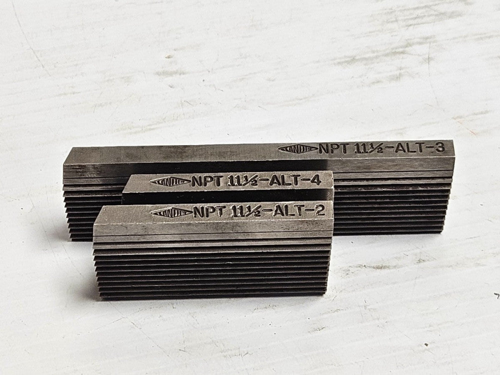 3PC Landis Thread Chaser Set 11-1/2P 1-1/4" x  #2 2-1/4 , #3 4-3/4 , #4 2