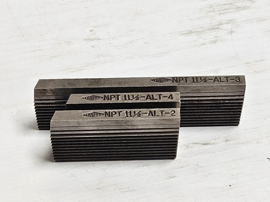 3PC Landis Thread Chaser Set 11-1/2P 1-1/4" x  #2 2-1/4 , #3 4-3/4 , #4 2