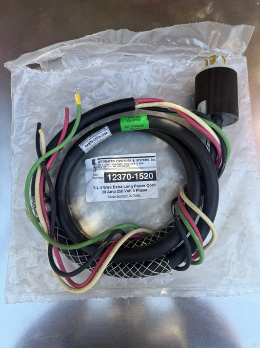 Automated Controls Systems -  12370-1520 - 30 Amps Twist-Lock 4 Wire 250V 3PH