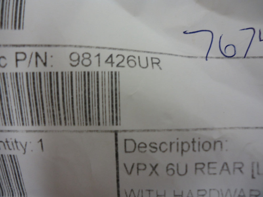 981426UR Meritec VPX 6U REAR [LONG] HOUSING KIT BRAND NEW!