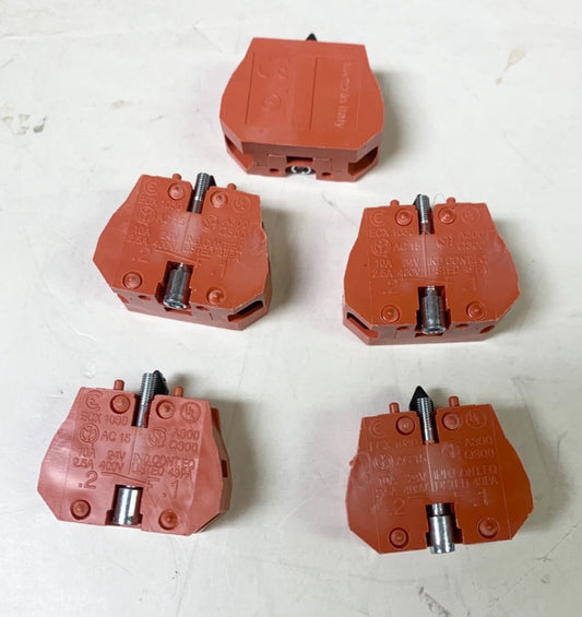 PACK OF 5 AUTOMATION DIRECT ECX1030 Pushbutton Contact Block A300 Q300 24-400VAC