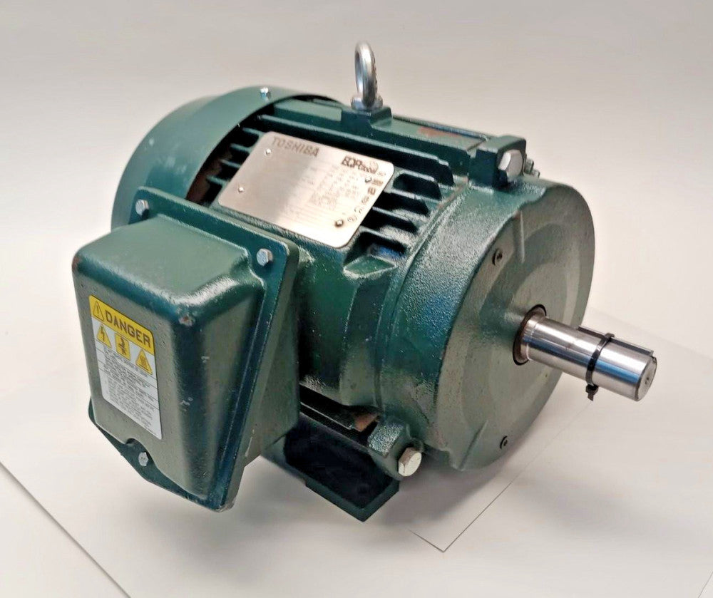 Toshiba 0032SDSC41A-P Used EQP Electric Motor 3ph 3hp 3500rpm 575V 182T TEFC IKH