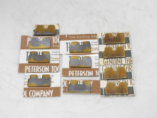 Peterson Tool PTC-674-10012-D4 Carbide Inserts Lot of 11