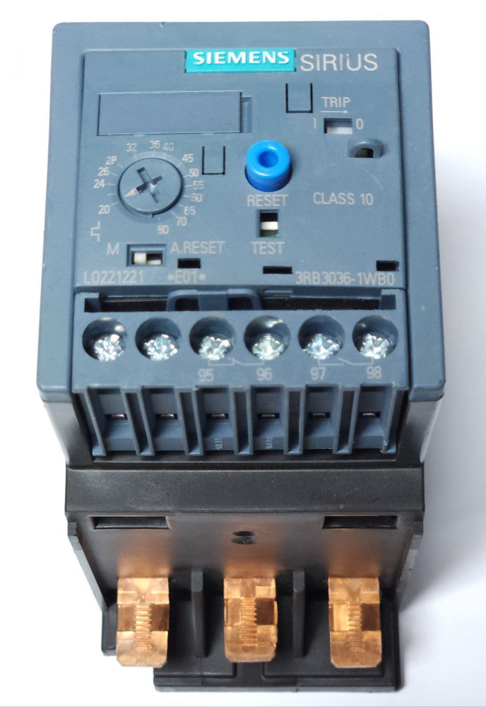 SIEMENS 3RB3036 1WB0 SIRIUS ELECTRONIC Overload Relay 20-80 AMP