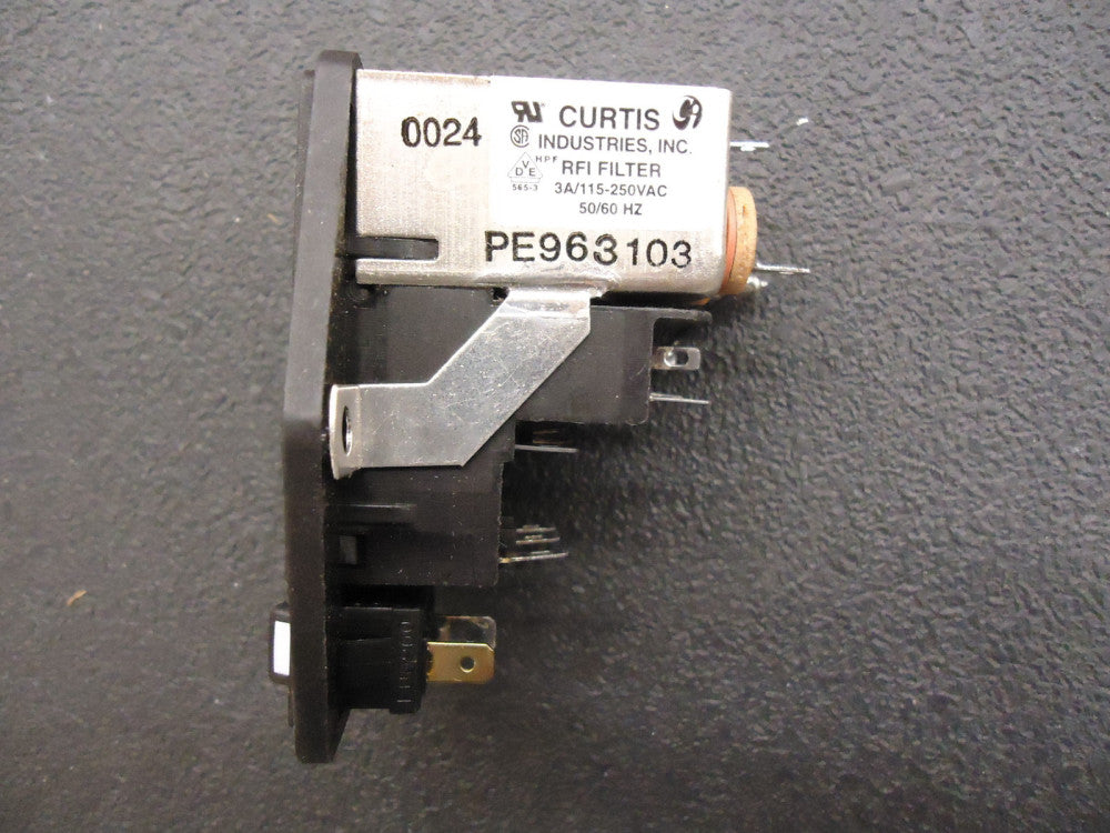 Curtis Industries PE963103 POWER ENTRY FILTERED 3A SCREW. Brand New!
