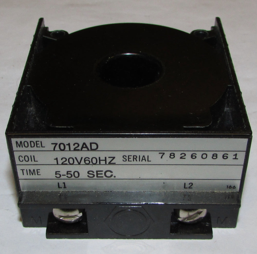 AGASTAT 7012AD 120V 5-50 Second Timer Relay Coil