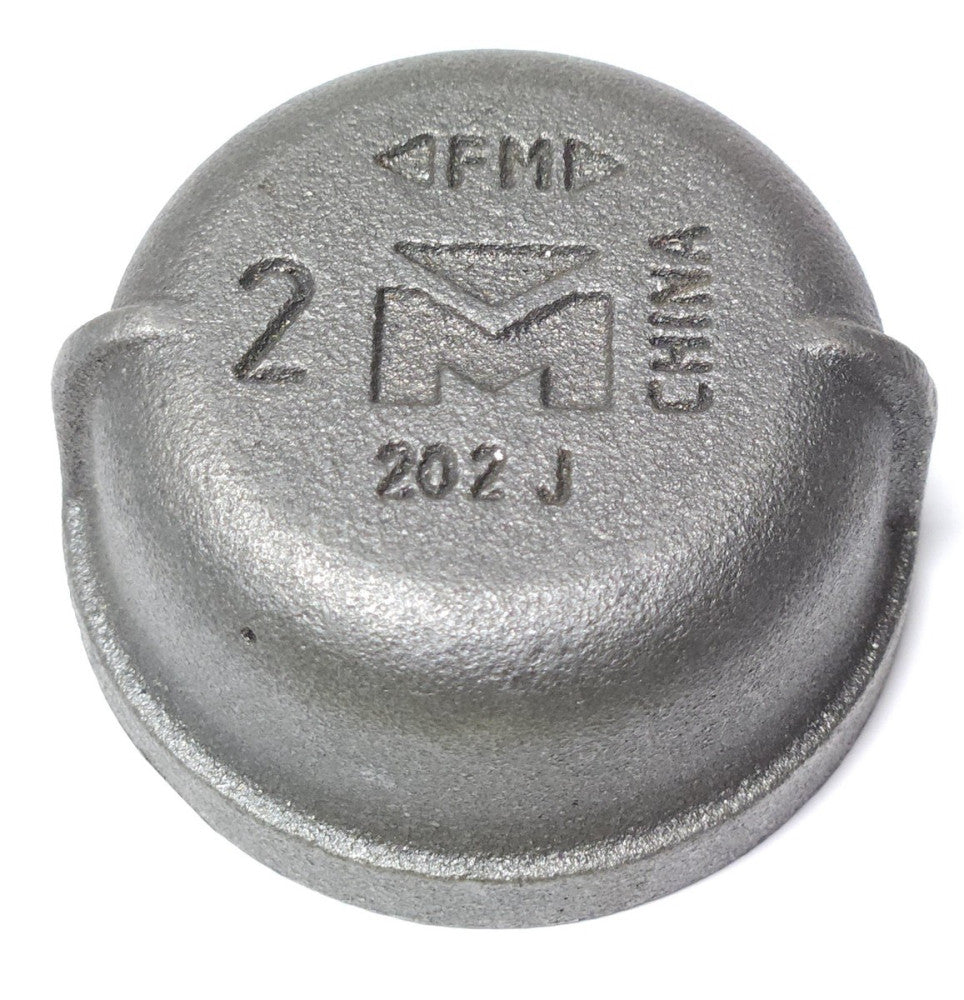 M 202 J 2" Iron Pipe CAP GAS and Plumbing Rated 2 Inch NPT CAP