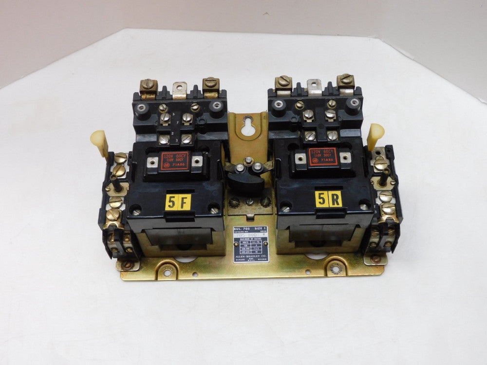 ALLEN BRADLEY 705-B0D SER K BUL 705 REVERSING STARTER 120V COIL