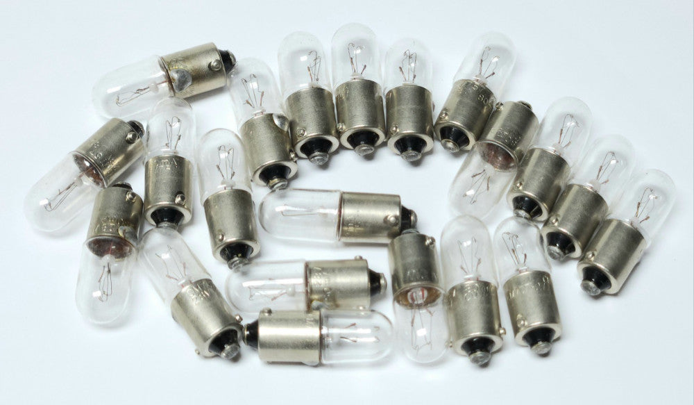 LOT OF 20 CHICAGO MINATURE 80 mA Pilot Light LAMP Bulb 28 VAC VDC 749 9444 CM757