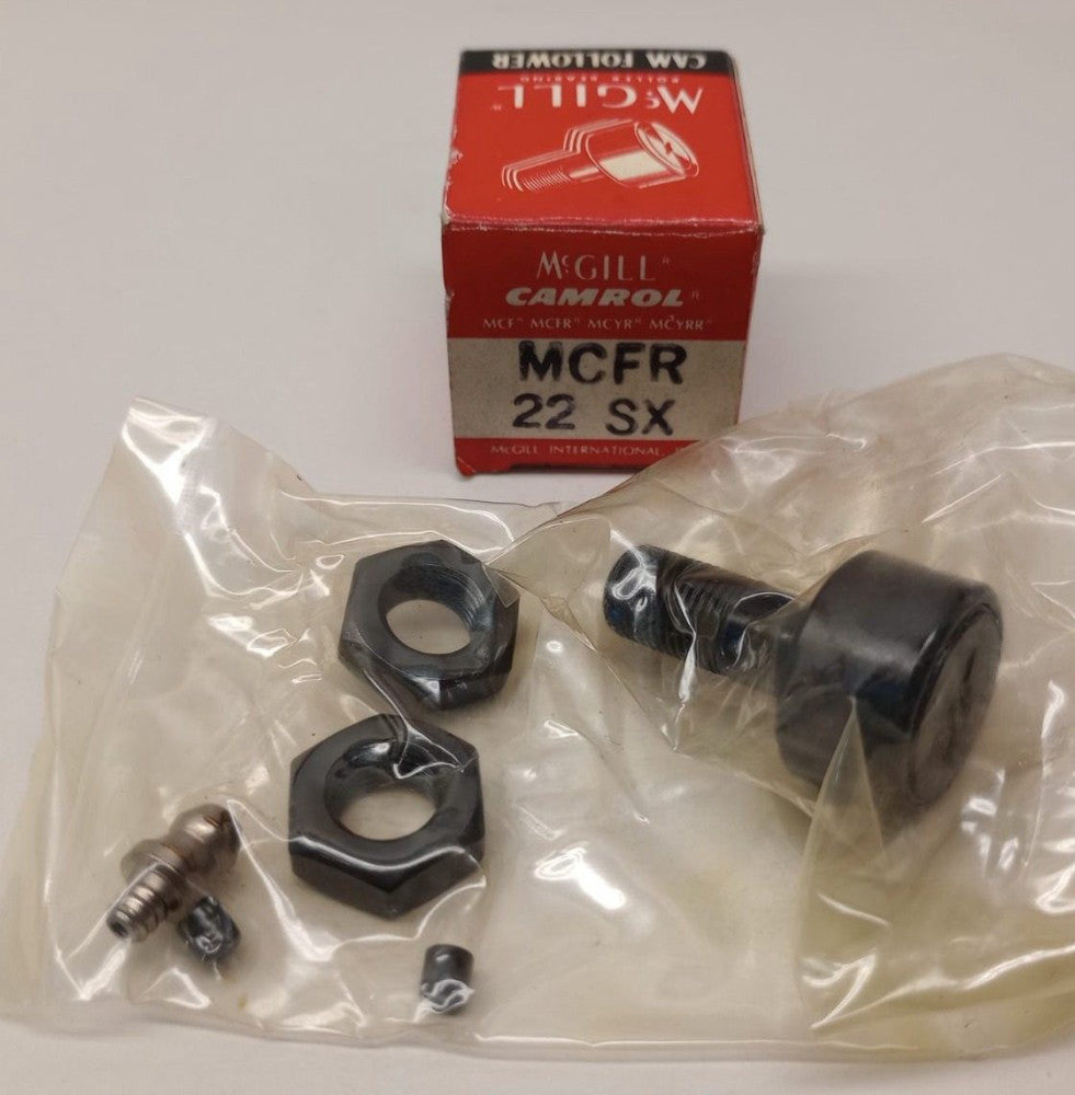 McGill MCFR 22 SX Cam Follower 22mm x 12mm Roller, 10mm x 23mm Stud 1622151101