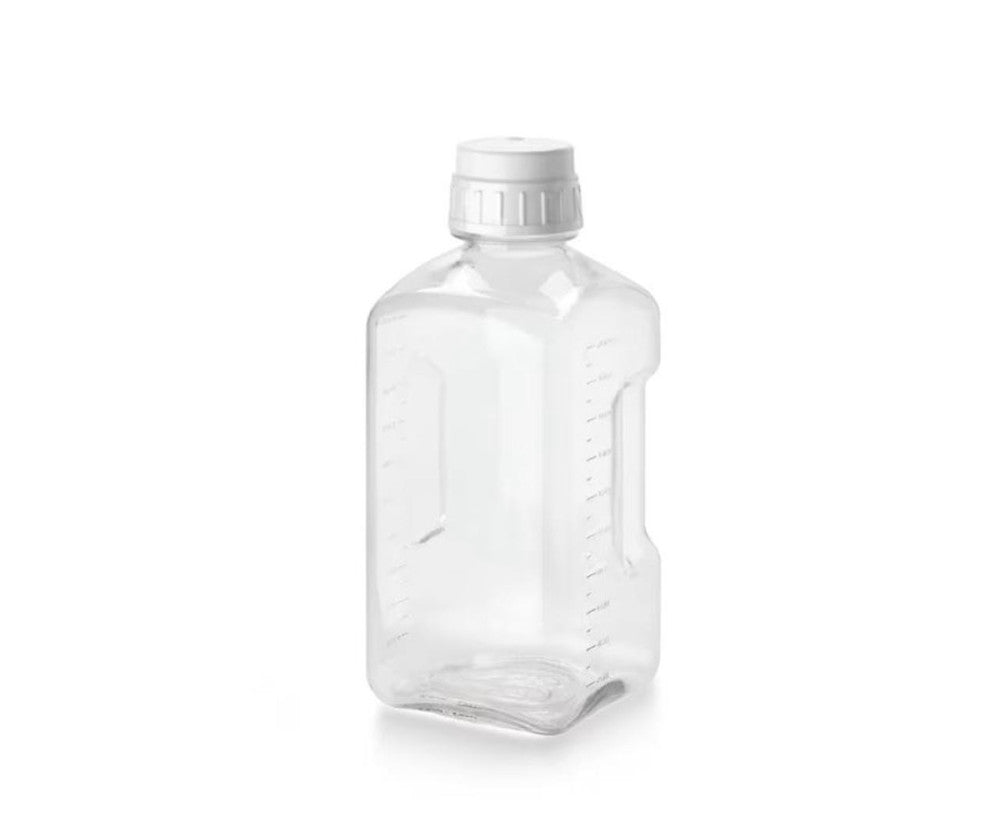THERMO SCIENTIFIC 2019-2000 Nalgene PETG 2000mL Square Media Bottles Pack of 6