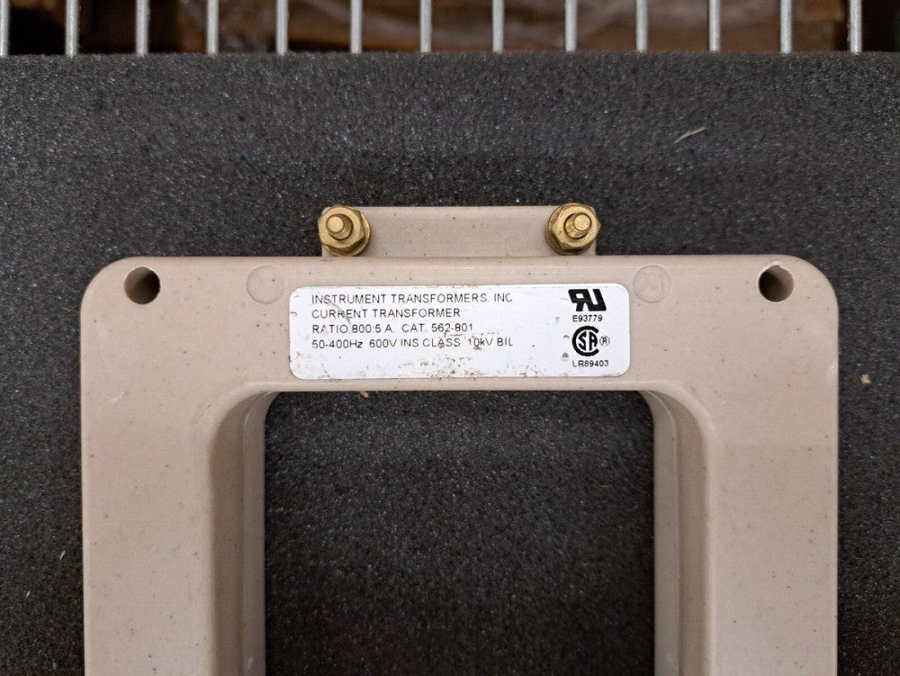 New, Instrument Transformers, 562-801, CT, Indoor, Model: 562, Ratio: 800:5 A, S