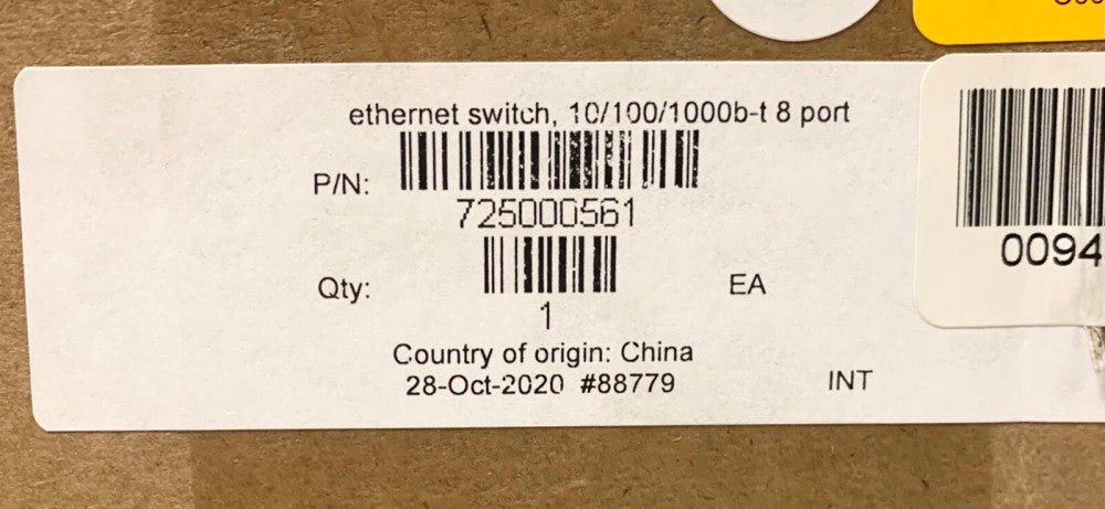 TRANSITION NETWORKS WATERS CORP S8TB 10/100/1000B-T 8 Part Ethernet Switch Kit