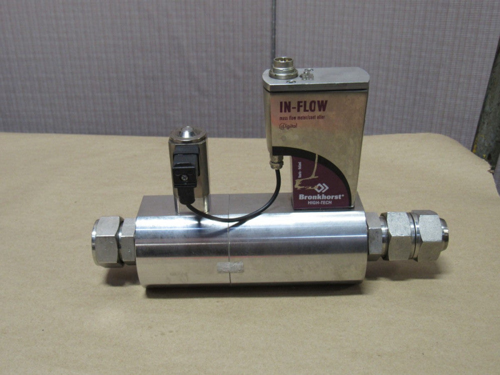 BRONKHORST MASS FLOW METER CONTROLLER F-203AI-1M0-AGD-99-V 875SCFH 90PSI/30PSI