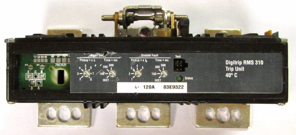 CUTLER HAMMER 83E9322 Type LD HLD LDC L Frame Ground Fault Trip Unit 1483D54G86