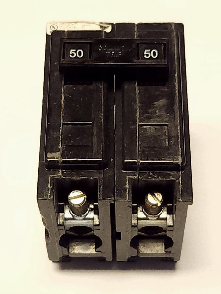 EATON CUTLER HAMMER QBHW2050 2 Pole 50 AMP Type BA Circuit Breaker 240 VAC