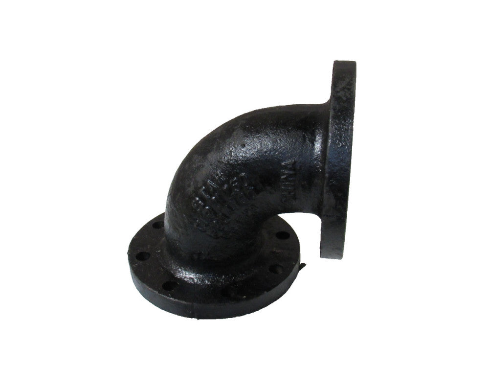 Star 4" 8 Bolt Flange Cast Iron 90° Elbow Pipe Fiiting C110 DI 250