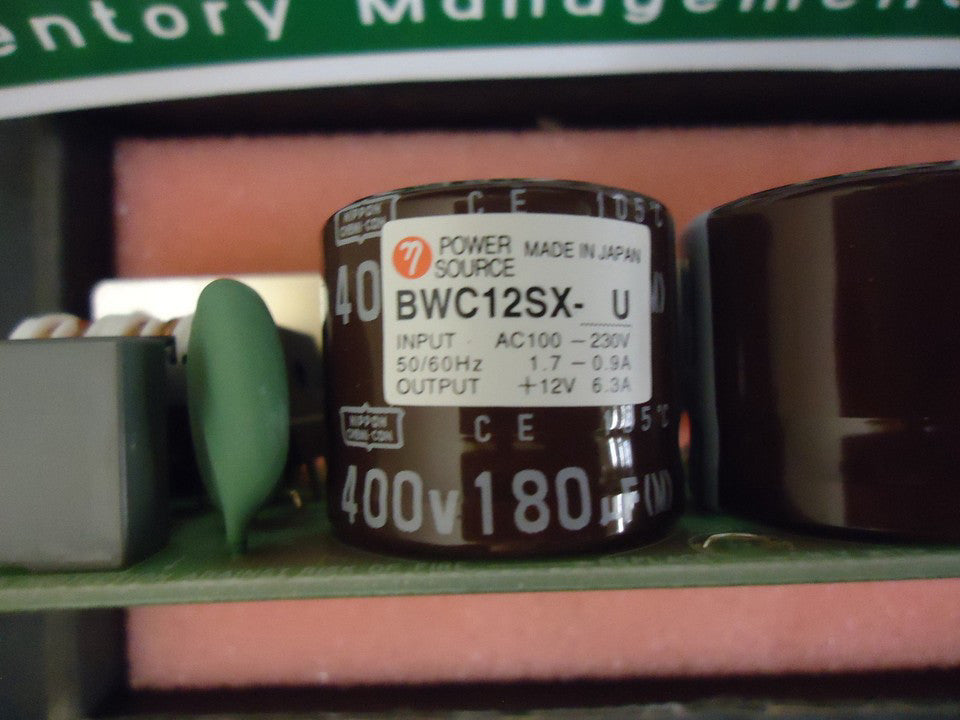 BWC12SX-U ETA Electric Open Frame SW Power Supply, 75W, 12V, 6.3A Brand New!
