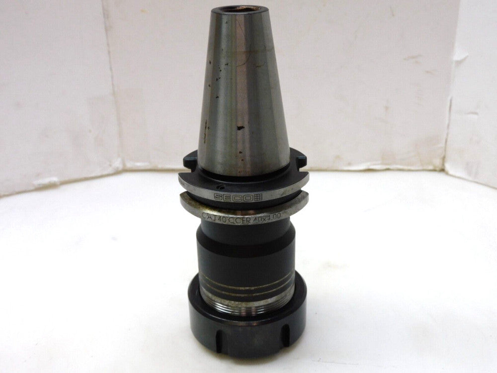 SECO E2502 5675 40400 COLLET CHUCK ENDMILL TOOL HOLDER CAT40 CC ER40 4.00