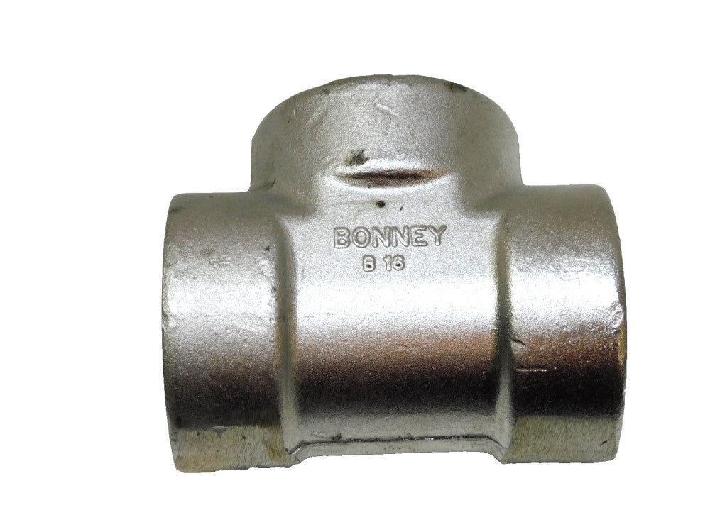 Bonney 304 Stainless Tee 2" Socket Weld 3M 3000lb LT8555
