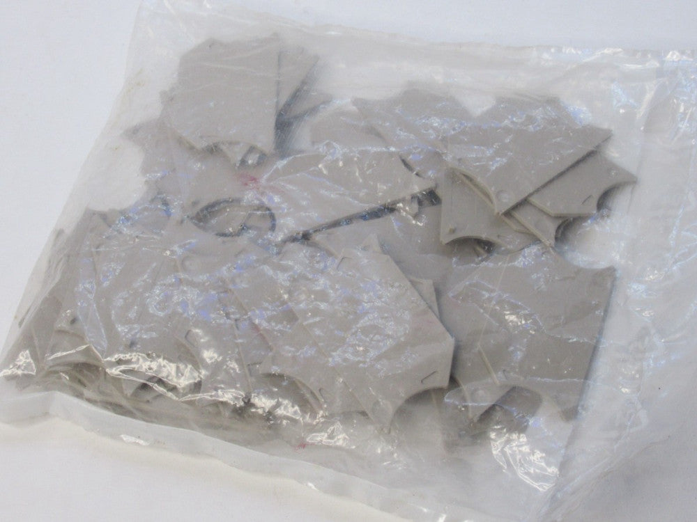 Weidmuller 1050000000 WAP 2.5-10 Terminal Block End Plate (New - Bag of 50)