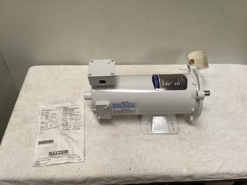 1/2 H.P.  Baldor Washdown Motor 90 Volts DC.