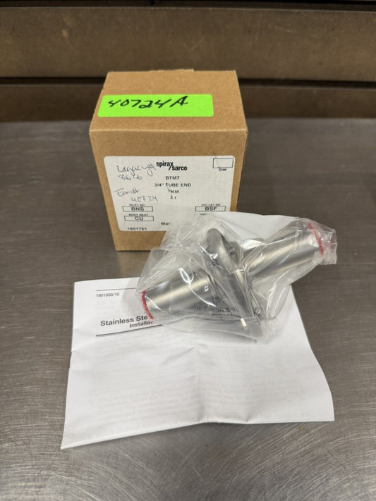 Spirax Sarco BTM7 3/4" Balanced Pressure Thermostatic Clean Steam Trap 1801761