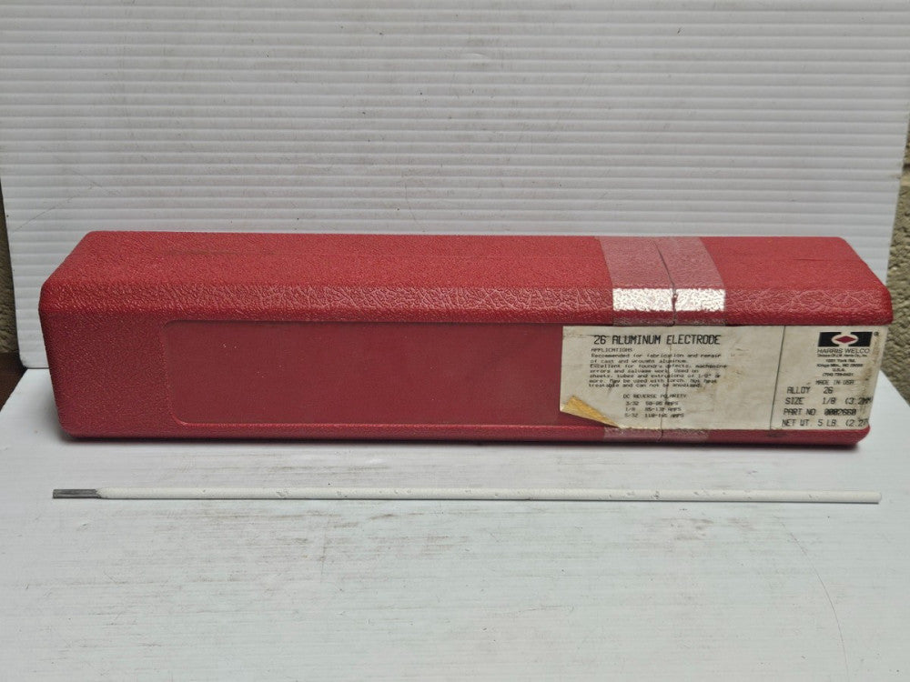 5LBS 175PCS HARRIS WELCO WELDING ELECTRODE ALLOY 26 0002660 1/8" DIA 13-3/4" L