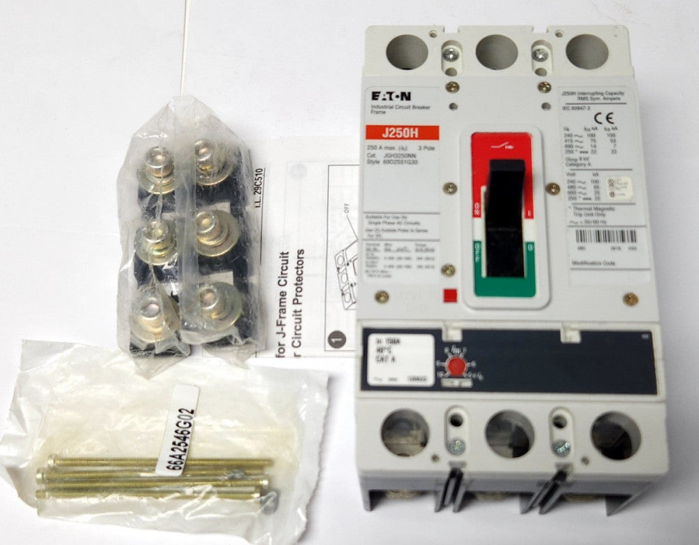 EATON CUTLER HAMMER JGH3150FAG 3 Pole 150 AMP J250H Circuit Breaker