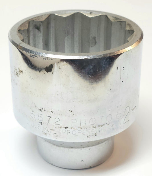 PROTO 2-1/4" 5572 12 Point Socket 3/4" Drive 2 1/4"