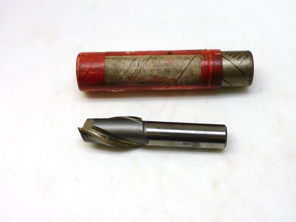 BRUBAKER 13/16" HSS 2H ACCULEAD 4.421 2FL END MILL 5/8" SHAFT