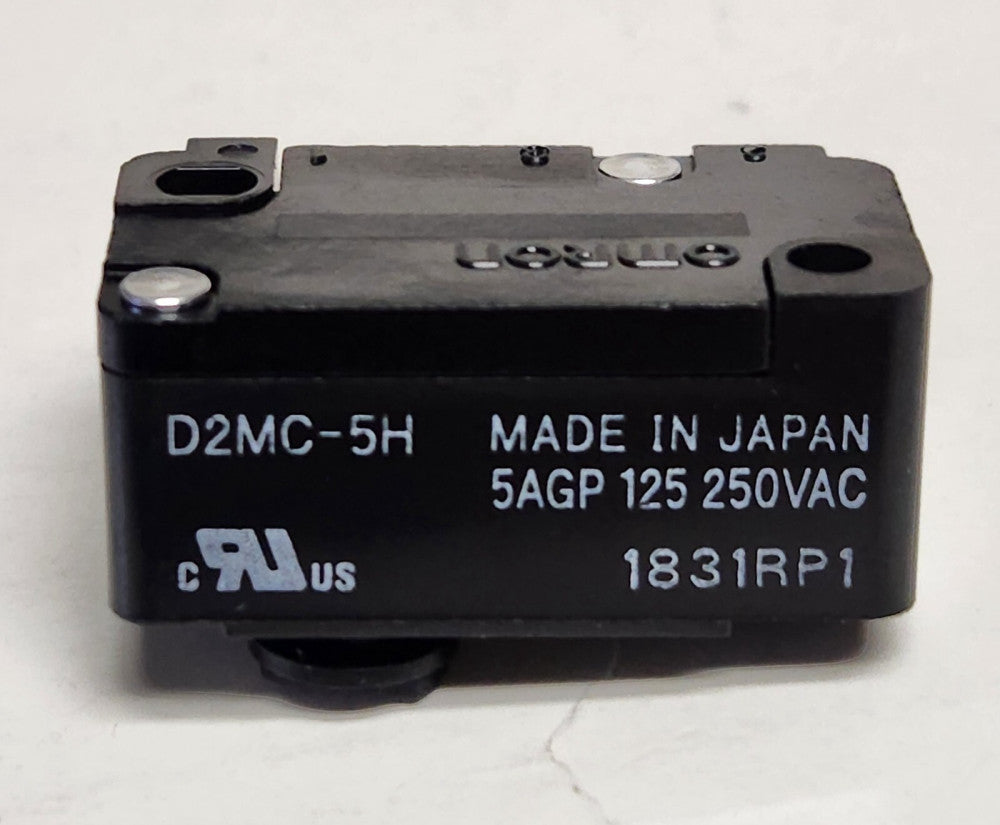 OMRON D2MC 5H Snap Action Microswitch 5 AMP  5 AGP 125-250 VAC 1 NO 1 NC
