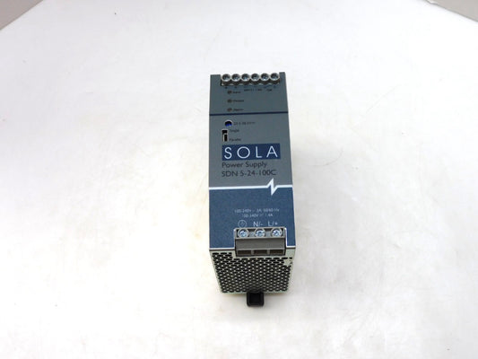 SOLA SDN 5-24-100C POWER SUPPLY 100-240V 2A 50/60Hz 100-340DC 1.4A