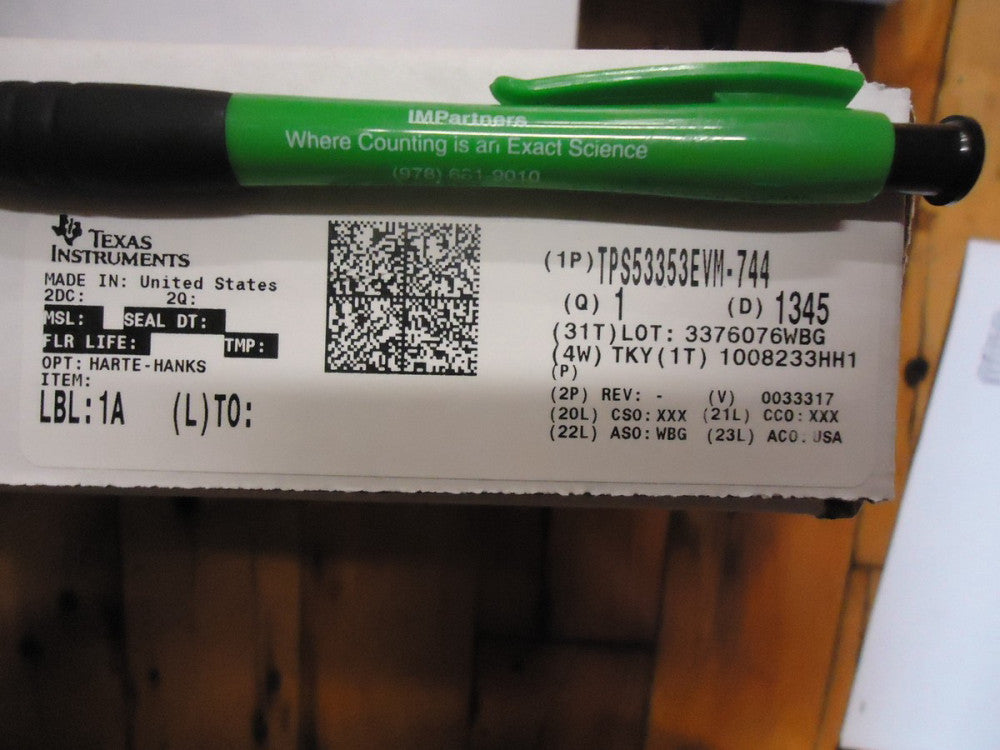 Texas Instruments TPS53353EVM-744 High-Efficiency, 20-A, Synchronous Buck Conver