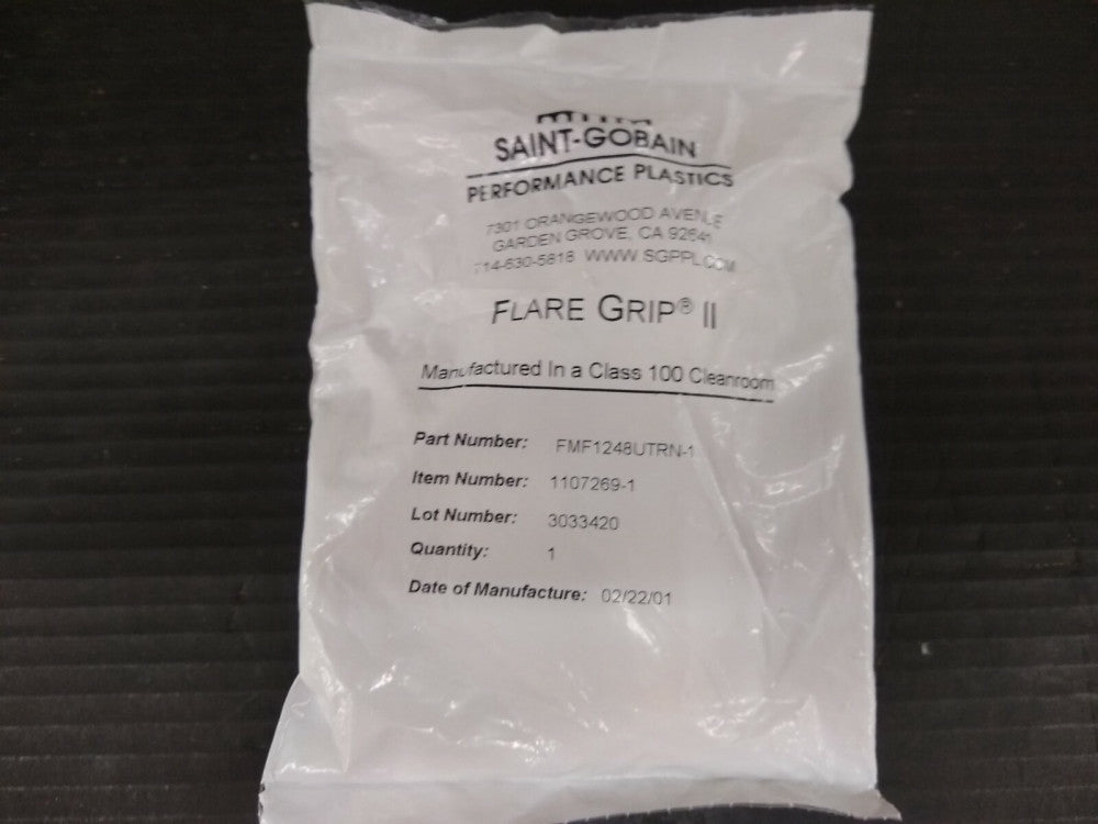 New, Saint-Gobain, FMF1248UTRN-1, Tee Reducer 3/4" flare run x 1/4" flare run 