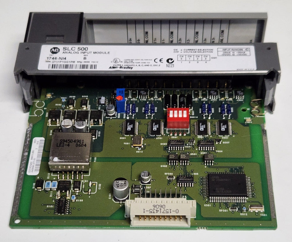 ALLEN BRADLEY 1746 NI4 SLC 500 Analog Input Module Series B