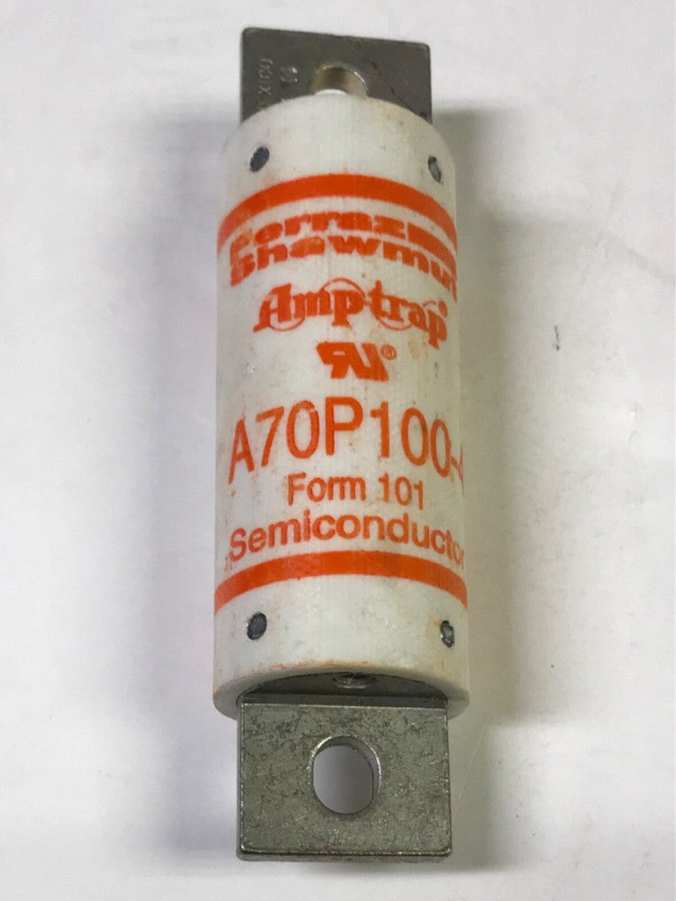 FERRAZ SHAWMUT GOULD BUSS A70P100 4 100 AMP 700 VAC Bolt In Fuse AMPtrap