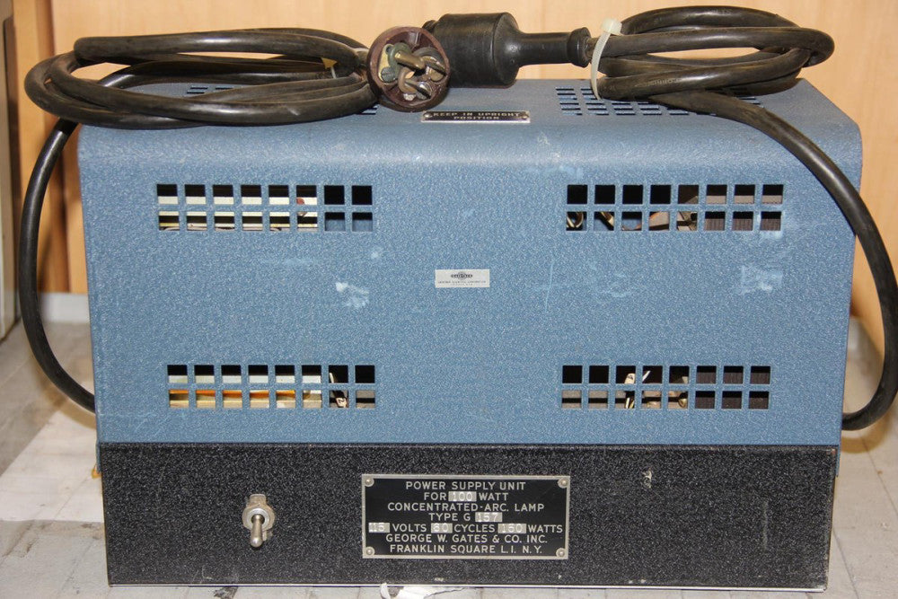 GEORGE W GATES & CO TYPE G 157 Concentrated Arc Lamp Power Supply