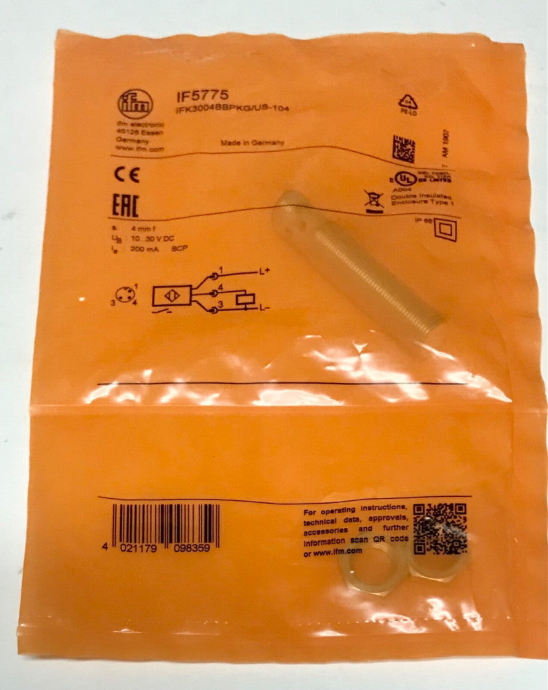 IFM IF5775 Proximity Sensor IFK3004BBPKG US 104