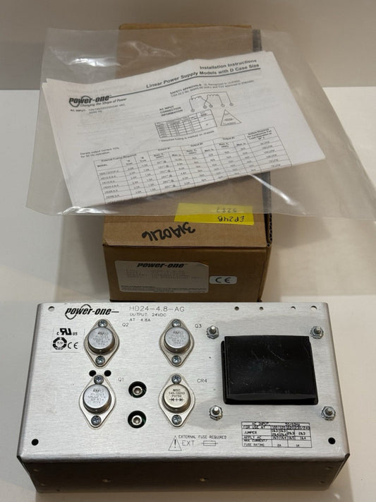 Power-One HD24-4.8-AG Power Supply - Output 24VDC at 4.8A - Unused