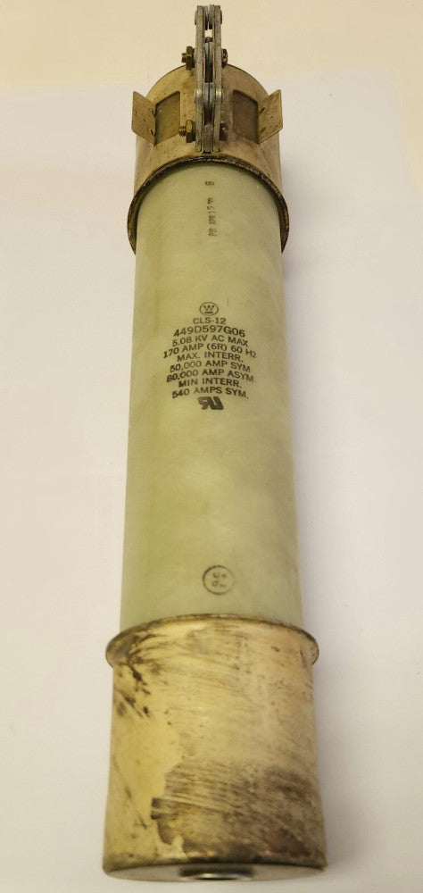 WESTINGHOUSE CUTLER HAMMER CLS-12 170 AMP Fuse 449D597G06 5.08 KV CLS 12