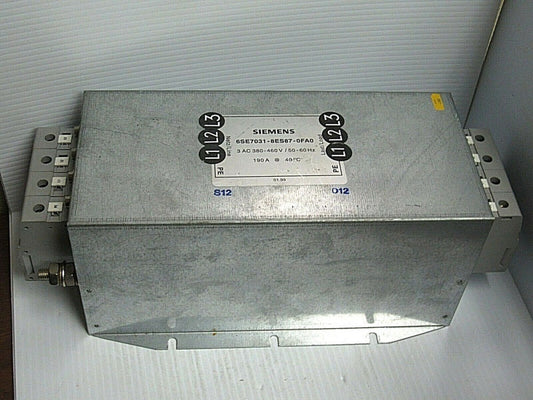 SIEMENS SUPPRESSION FILTER 6SE7031-8ES87-0FA0 6SE70318ES870FA0 380/460V - USED