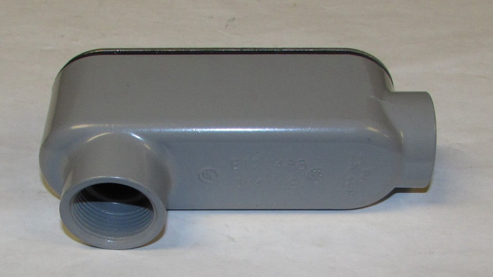 TOPAZ LB2CG Aluminum 3/4" LB Conduit Body Copper Free