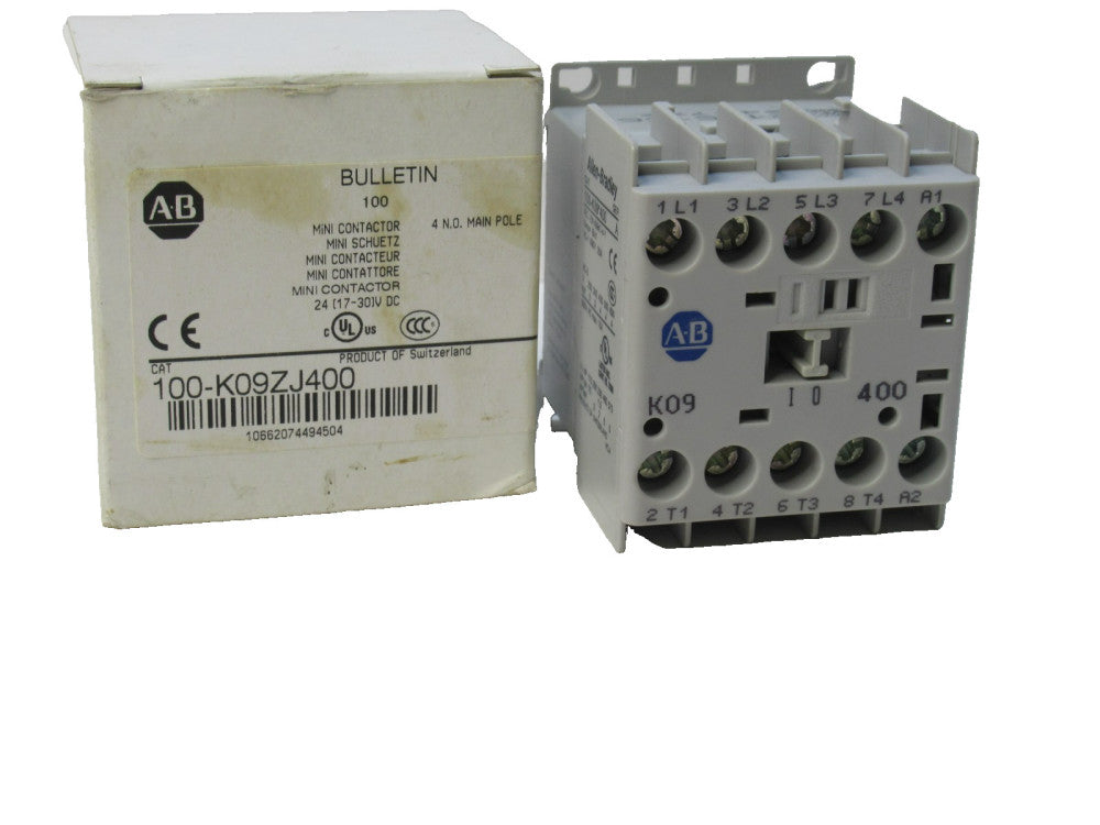 (NEW) ALLEN BRADLEY 100-K09ZJ400 , 100K09ZJ400 Mini Contactor
