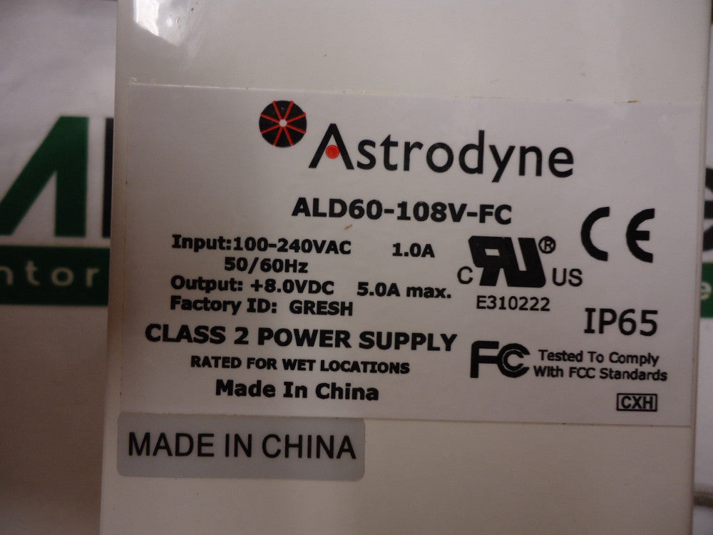 ALD60-108V-FC Astrodyne Class 2 Power Supply BRAND NEW!