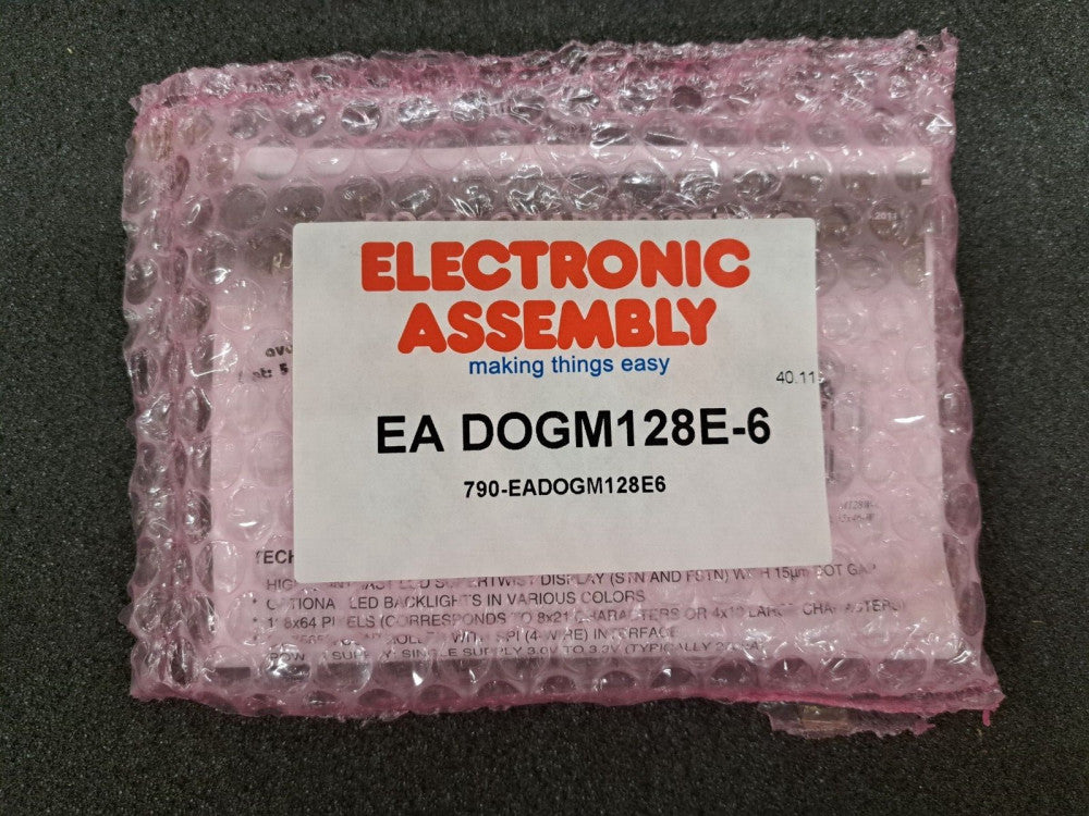 New, EAC, EADOGM128E-6, LCD Mod Graph 128 x 64 y/g