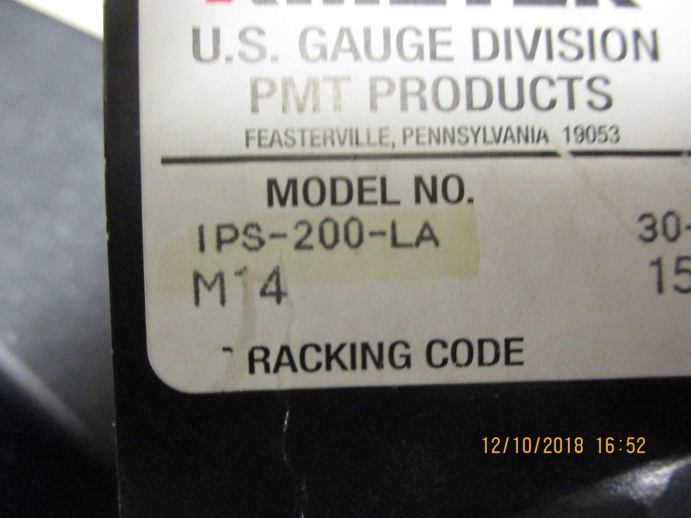 IPS-200-LA AMETEK GAUGE; 0:30 PSI BRAND NEW!