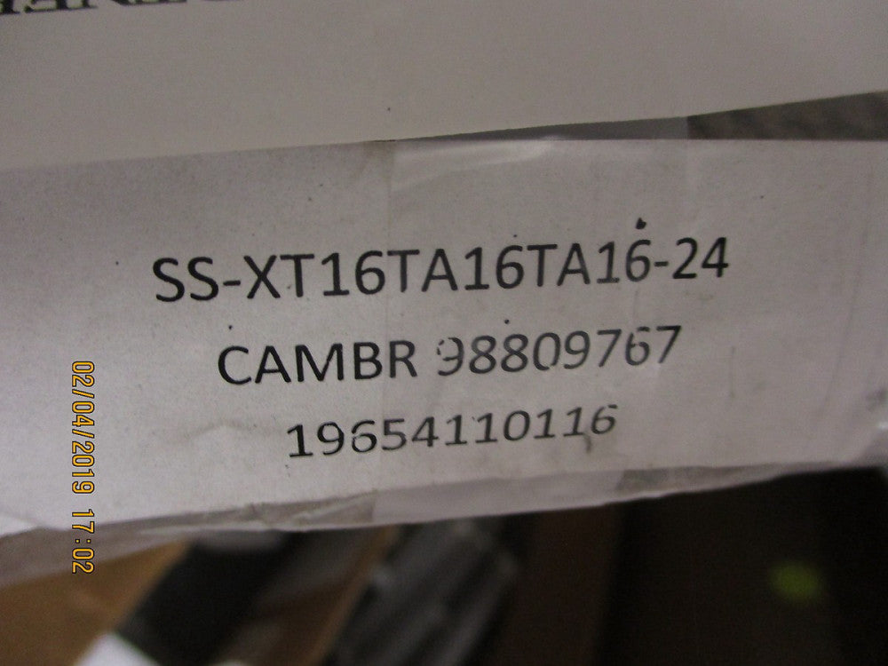 SS-XT16TA16TA16-24 Swagelok Smooth Bore PTFE Hose, 304 Stainless BRAND NEW!