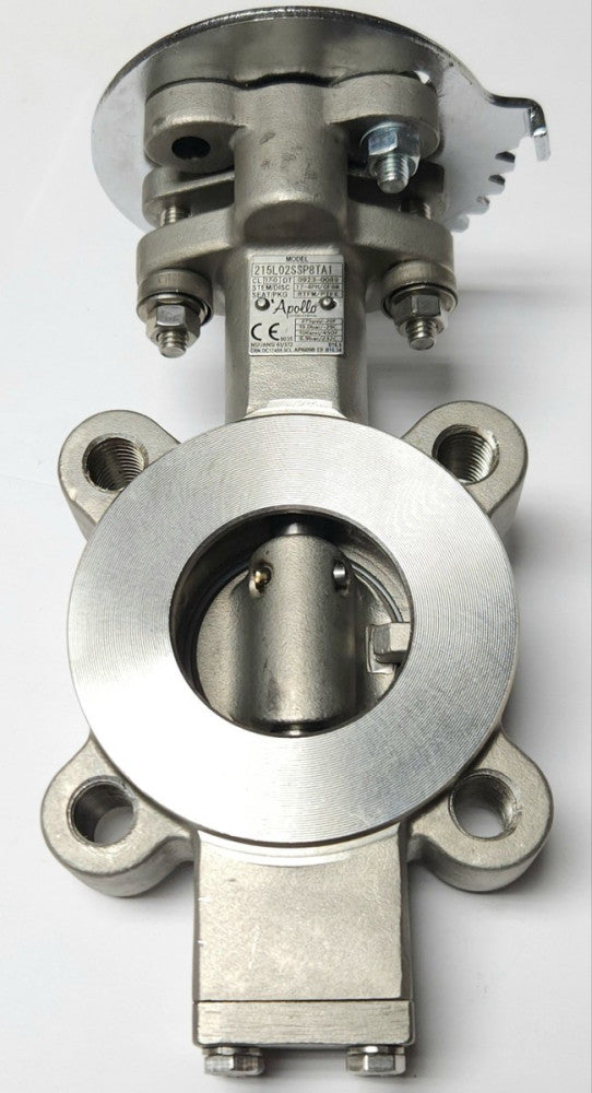 APOLLO 215L02SSP8TA1 Stainless Steel2" Butterfly Valve Assembly CL 150 DT 0923