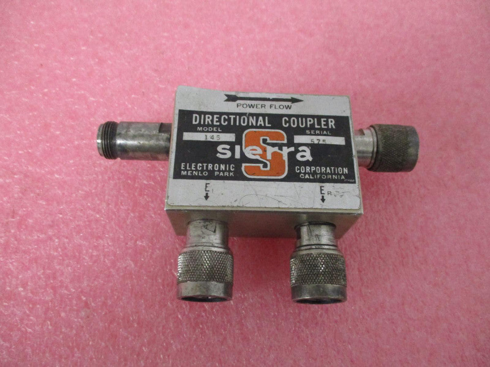 ELECTRONIC CORPORATION SIERRA DIRECTIONAL COUPLER 145